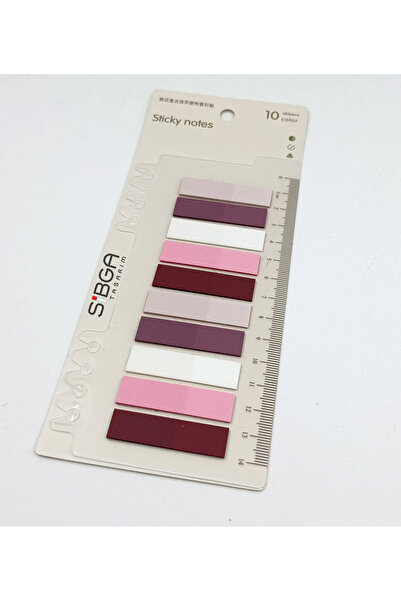 sibga tasarım Transparent Colored Postit Post-it Post It.Bookmark Bookmark Postit Sticker Note Paper 200 Sheets