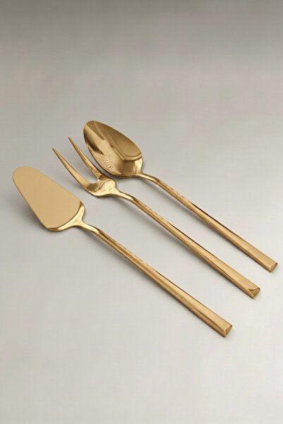 Yazz Atelier Gold 3-Piece Service Set