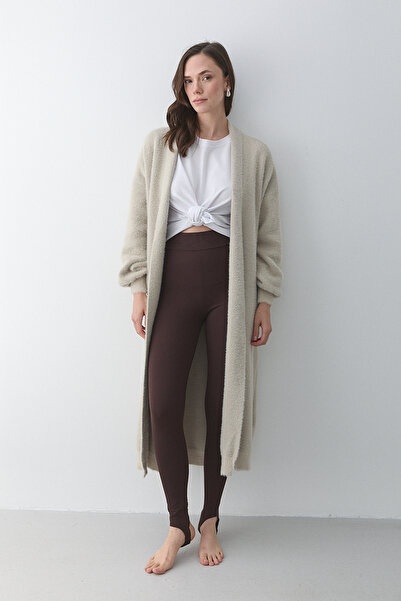 Laluvia Stone Boydan Long Knit Cardigan - 251015