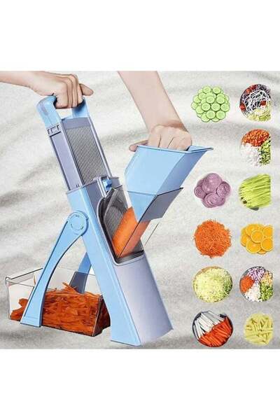 VOGMAX قطاعة طعام متعددة الوظائف قابلة للتعديل - قطاعة بطاطس وخضراوات