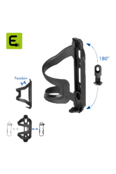 SXT Suport Bidon Plastic M-WAVE BC VARIO Incarcare Laterala