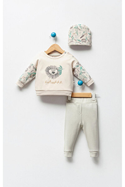 by bubbles Aslan Printed 2-Pack Baby Boy Rompers