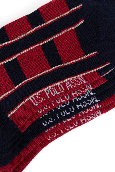 U.S. Polo Assn. Boy's Burgundy Socks 50318057-Vr014