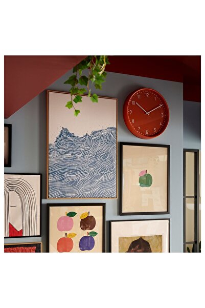 IKEA ceas de perete, portocaliu, 38 cm