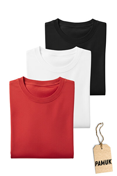 Dolce Destino 3-Piece Long Sleeve Bodysuit Set – Combed Cotton Long Sleeve T-Shirt Set Suitable for Daily Wear and Underwear