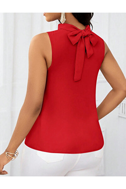 Sheya Shein short sleeve shirt, red