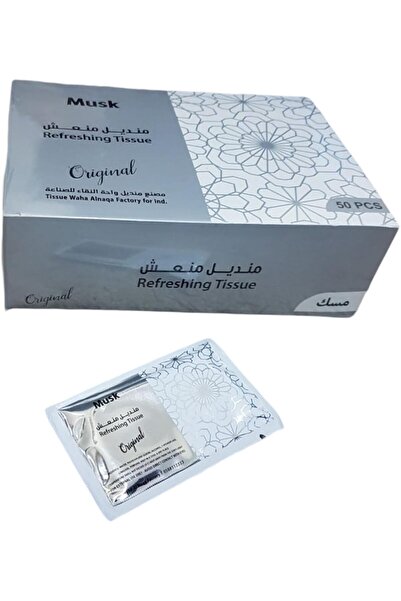 Generic Fragrant Musk Hand Wipes - Box of 50 Individually Wrapped