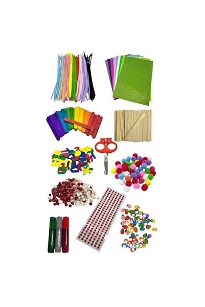 OEM Set creativ Sovaldi pentru copii, 571 de piese, materiale de lucru multic...