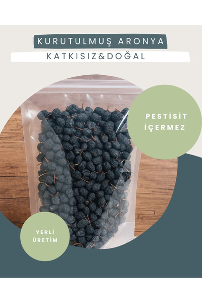 Xzona Kurutulmuş Aronya – 500 gr ,Pestisitsiz, Katkısız, Doğal Meyve Kurusu