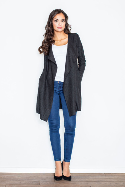 Figl Cape - spring cape - black cape M330 size XL