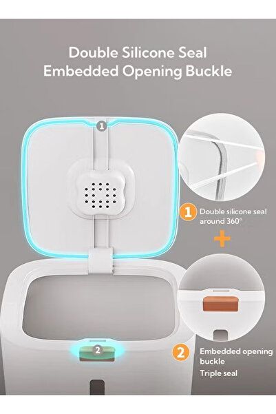 Generic Rice Bucket Sealed Rice Storage Container 5KG/10KG/15KG with Measuring Cup Included