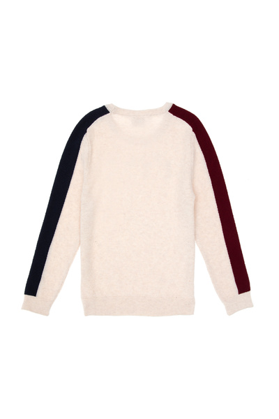 U.S. Polo Assn. Boy's Cream Melange Sweater 50311133-Vr159