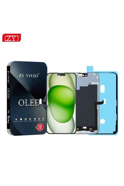 CEPAKS شاشة آيفون 15 برو ماكس ZY OLED LCD مع شريط سائل مرفق
