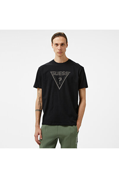 Guess Azha Erkek Siyah T-Shirt