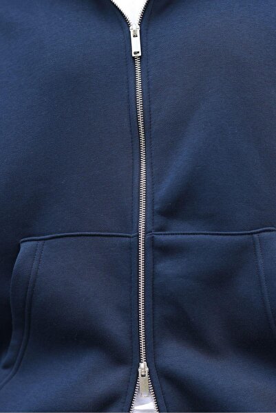 Madmext Σετ αθλητικής φόρμας με διπλό φερμουάρ με κουκούλα E7345