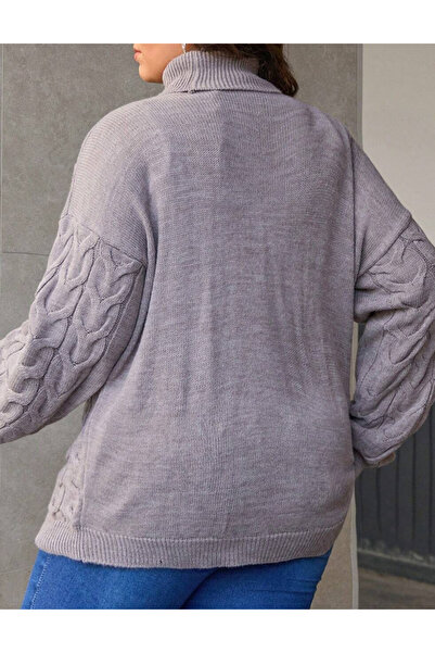 Sheya Shein Curve+ sweater, gray