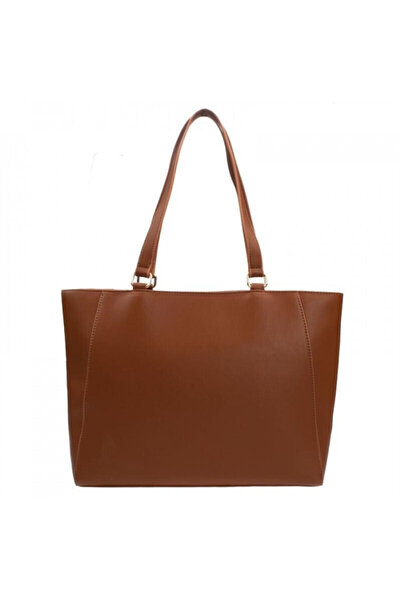 Valentino Bags Souvenir Quilted Faux Leather Shopper Bag - Cinnamon Brown