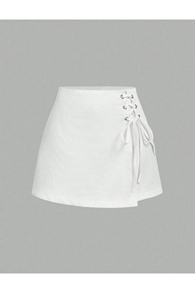 Sheya Shein Pantalon Skirt, white