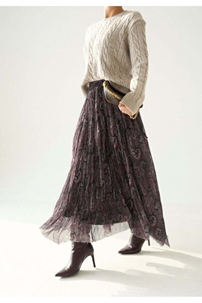 Serpirella Butik Patterned Skirt