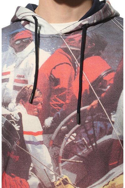 PAUL&SHARK MEN'S HOODED SWEATSHIRT