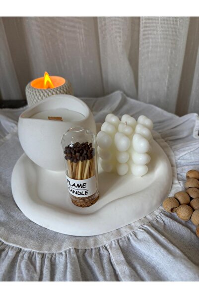 Decorative 4-Piece Gift Candle Set , Amber Scented