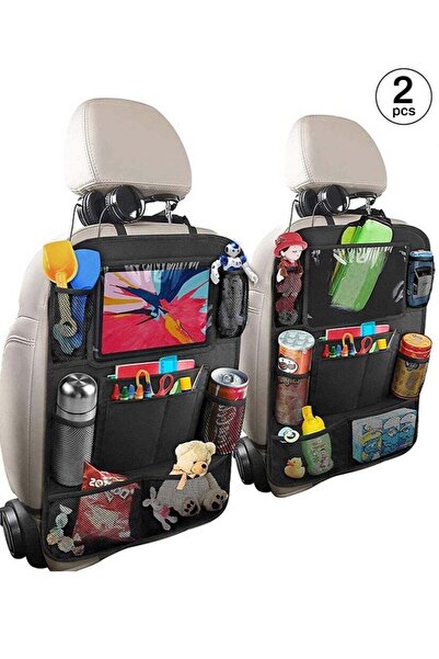 Generic Leon Home 2-Piece Car Seat Back Organizer (Driver & Passenger)