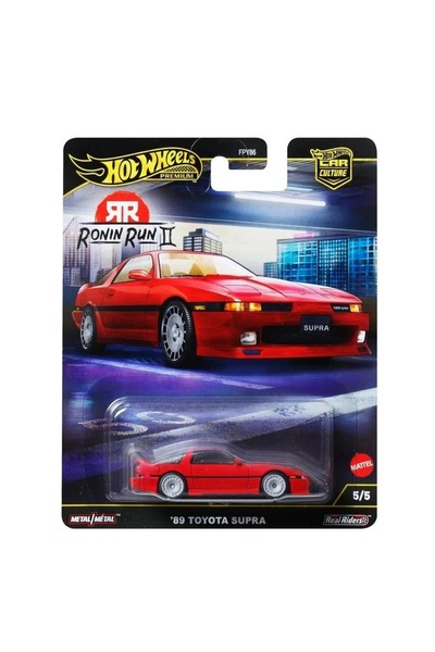 HOT WHEELS Premium ’89 Toyota Supra – Ronin Run II Serisi – Metal/Metal – Rea...
