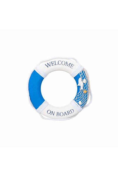 Z-Tools Inel decorativ pentru barca Welcome, diametru 40cm, albastru / ZTS 8042