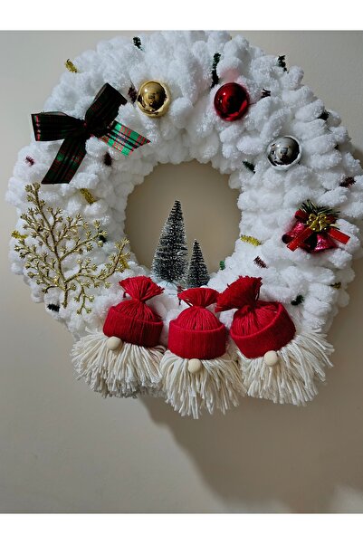 ESC Renkli tasarım Yılbaşı kapı süsü yılbaşı süsü