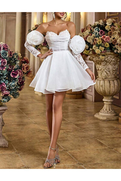 Sheya Shein occasion dress, white