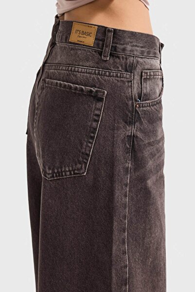 its basic Women's Dark Denim Color 4W5-156 Palazzo Fit 100% Cotton Denim Jean