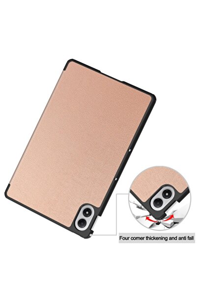 SKYDDAR INNOVATION Tablet case for Xiaomi Redmi Pad 2 Pro, with Multi-Angle support, FoldPro, Pink, set with sticker