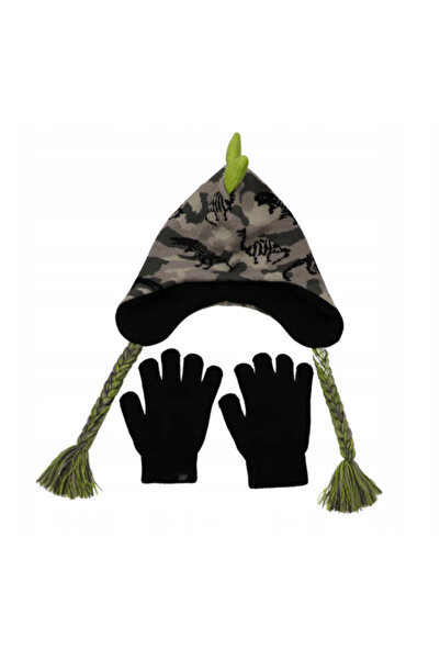 SKECHERS Dino Adventure Boys' Hat SBK6102-GRN Green Universal Fit