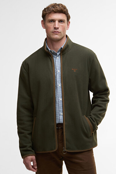 Barbour Harwood Zip Thru Polar OL51 Olive