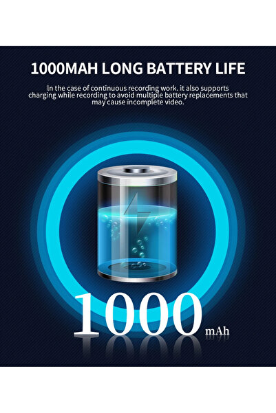 Generic Handheld 5K Waterproof Action Camera - 270° Rotating Lens, 1.3" Screen