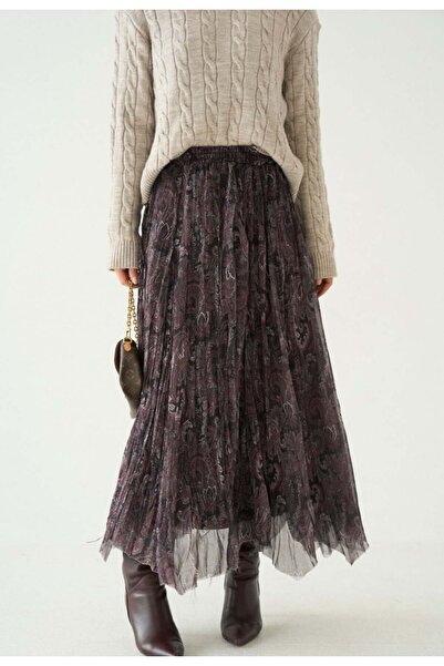 Serpirella Butik Patterned Skirt