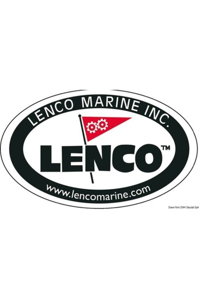 TNG Outdoor Clapete de piston Lenco Model 15055, 12V, Kit conectori heavy-duty, alezaj închis 273 mm, cursă 57 mm