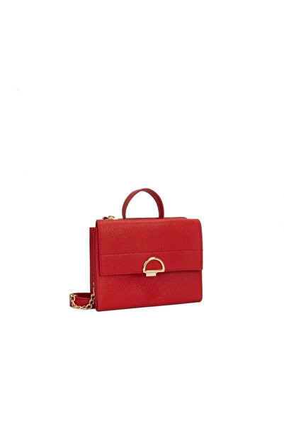 Posete Fagaras Zlatica Leather Purse - Red, Casual Bag Made of Genuine Leather, Handbag, Bags