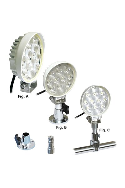 GFN 60W LED floodlight, gfn, deck mounting, waterproof, white light, stainless steel base