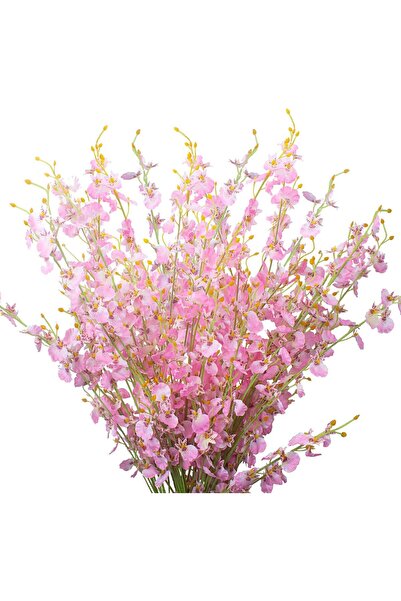 The Bros زهور الأوركيد الصناعية من جرونيا، مصنوعة من الحرير الصناعي، 10 قطع (...