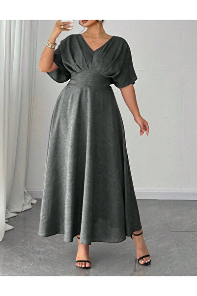 Sheya Shein Curve+ maxi dress, grey
