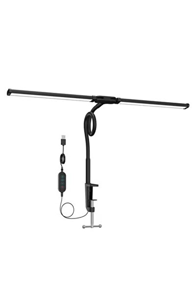 KEKE مصباح CrossBorder مزدوج الرأس بمشبك على شكل عنق الإوزة لحماية العين للطل...