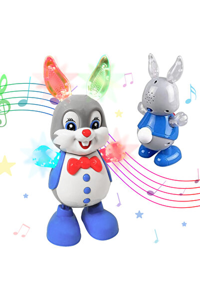 RCO Interactive musical toy, with multi-colored lights, Dancing Bunny, 24x14 cm
