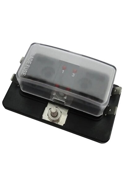 OSCULATI Suport siguranțe auto cu 6 prize, carcasă PBT ignifugă, contacte din cupru placate cu staniu, 6,3 mm, LED de avertizare