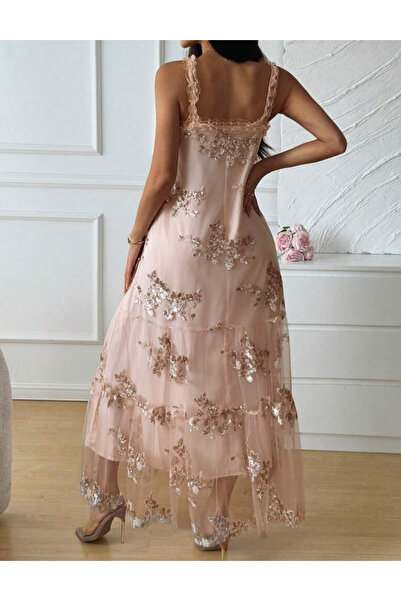 Sheya Shein maxi dress, mix colors