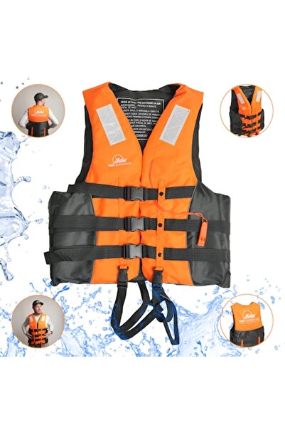 TNG Outdoor Orange Life Jacket, TNG Outdoor, Adjustable, Optimal Buoyancy, Size XL