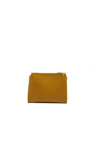 Posete Fagaras Zlatica Leather Purse - Mustard, Casual Bag Made of Genuine Leather, Handbag, Bags