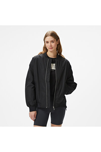 Calvin Klein Long Bomber Kadın Siyah Ceket
