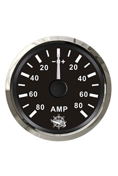 OSCULATI Ampermetru cu șunt de 80 A, negru lucios -