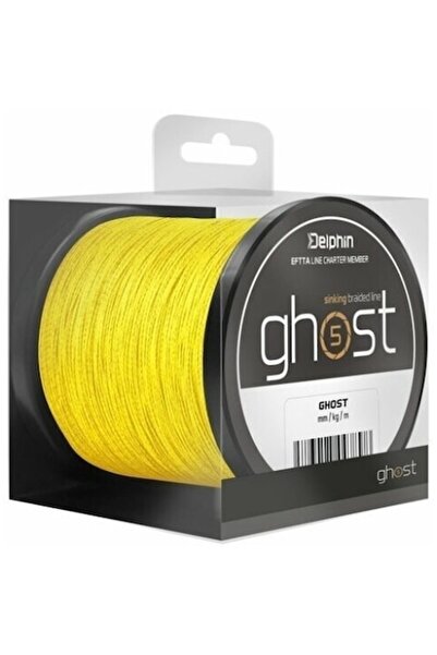 DELPHİN Fir de pescuit Ghost 4+1, 0,18 mm, 9,1 kg, 300 m, Galben